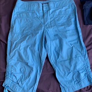 Blue Gloria Vanderbilt capris
